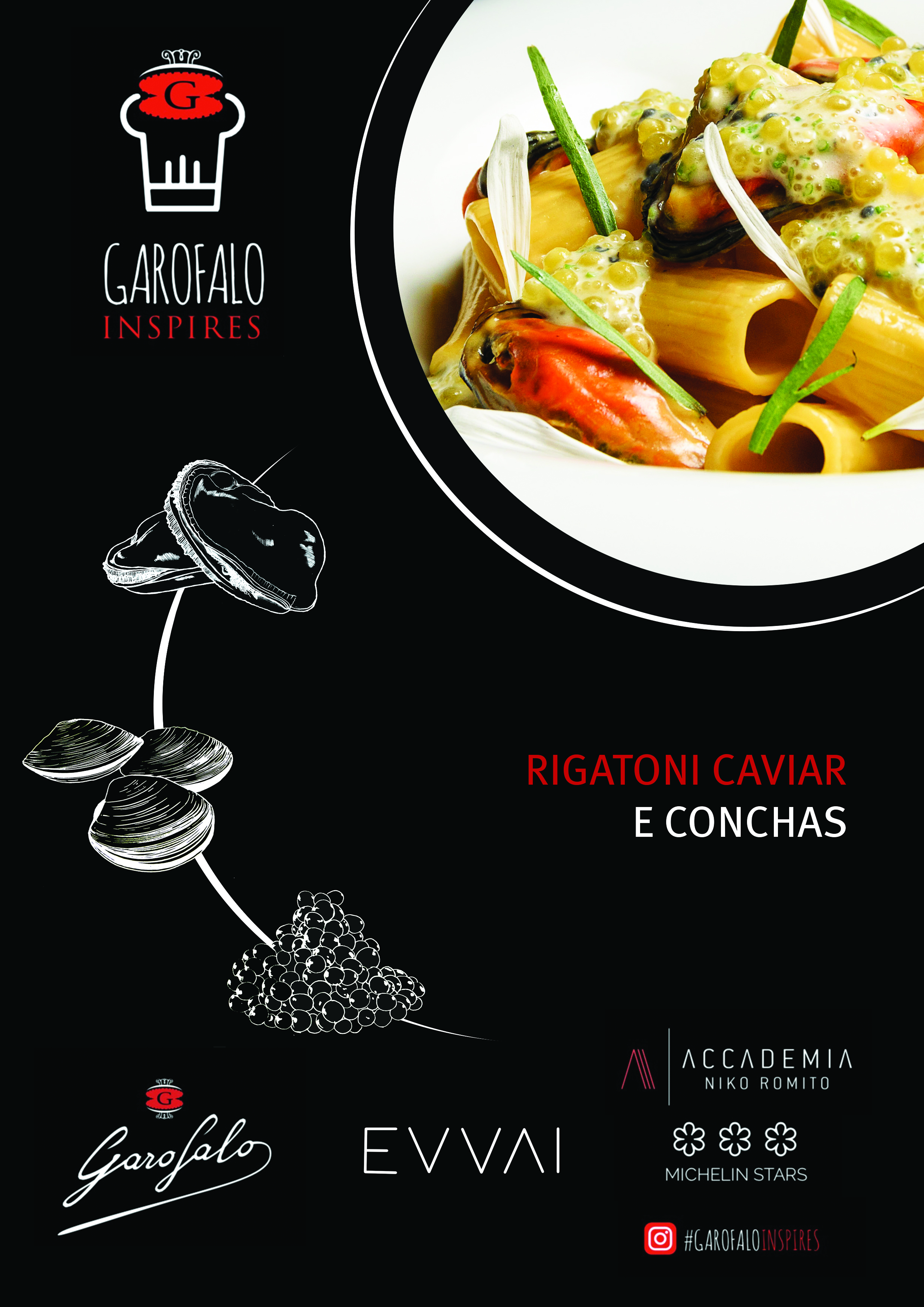 Garofalo - Rigatoni Caviar e Conchas