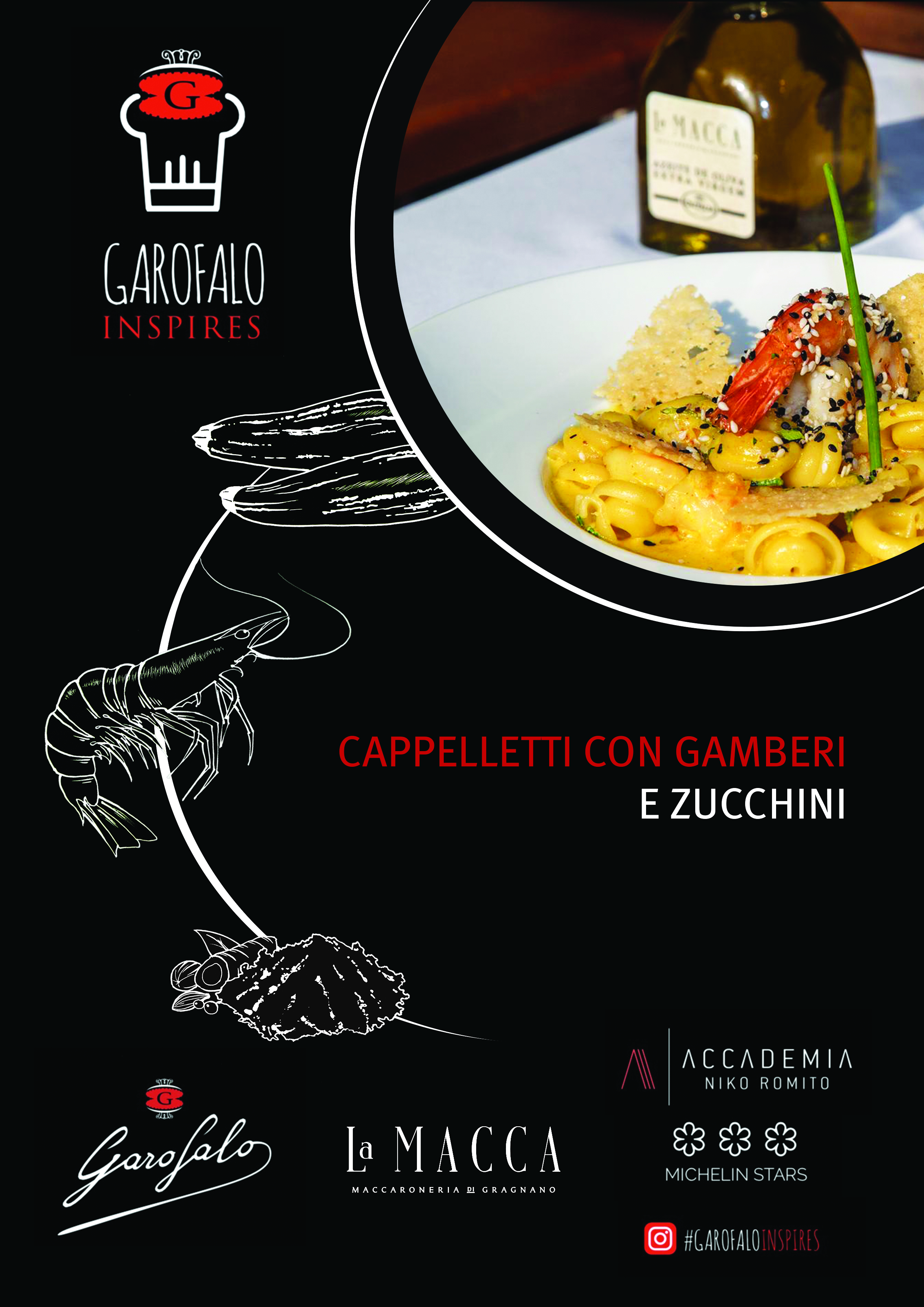 Garofalo - Cappelletti con Gamberi e Zucchini