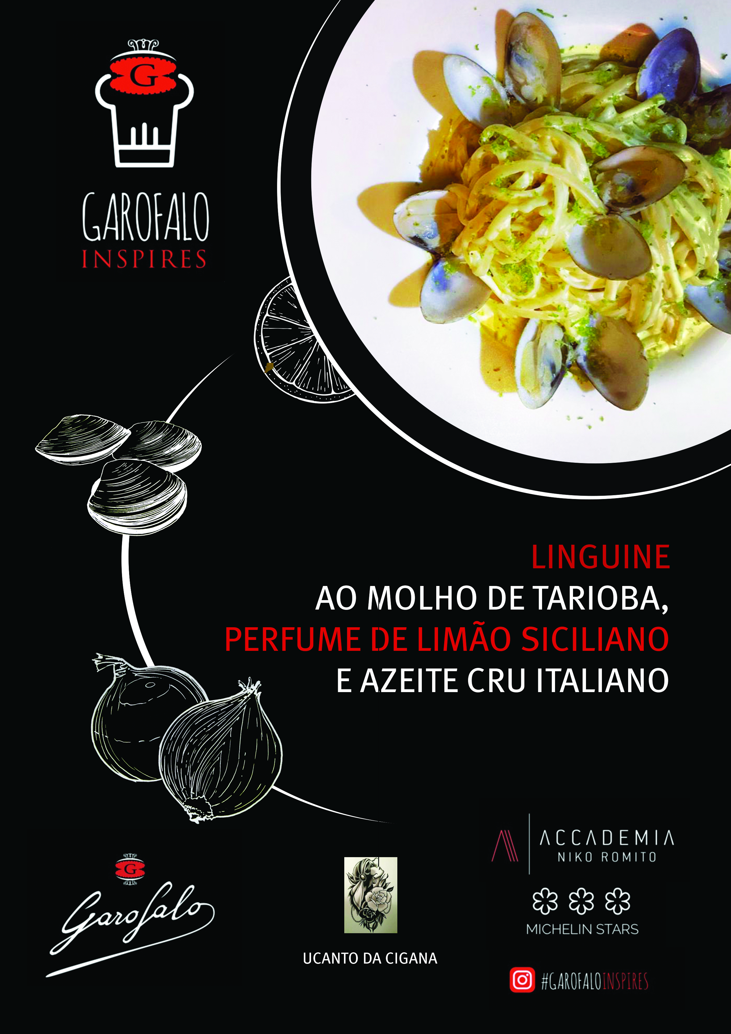 Garofalo - Linguine ao molho de tarioba e perfume de limão siciliano e azeite cru italiano